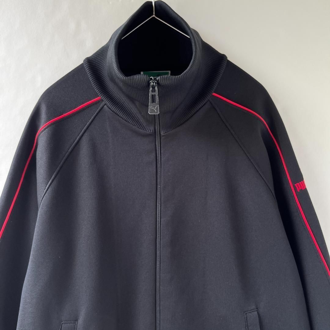 80s PUMA トラックジャケット レトロ 刺繍ロゴ ワンポイント old