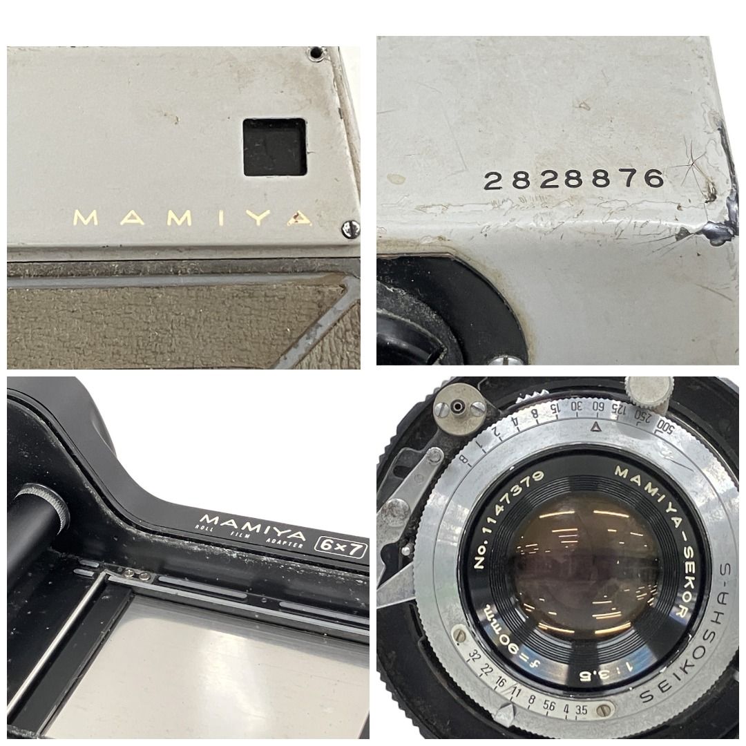 MAMIYA 初代マミヤプレスボディ マミヤセコール90mm F3.5付き カメラ 6