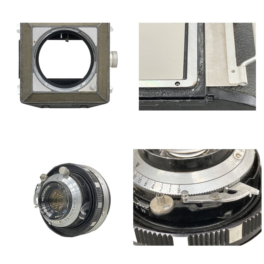 MAMIYA 初代マミヤプレスボディ マミヤセコール90mm F3.5付き カメラ 6