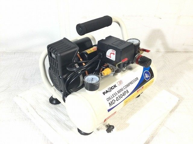 ☆未使用品☆PAOCK パオック オイルレスミニコンプレッサー MD-0304PA