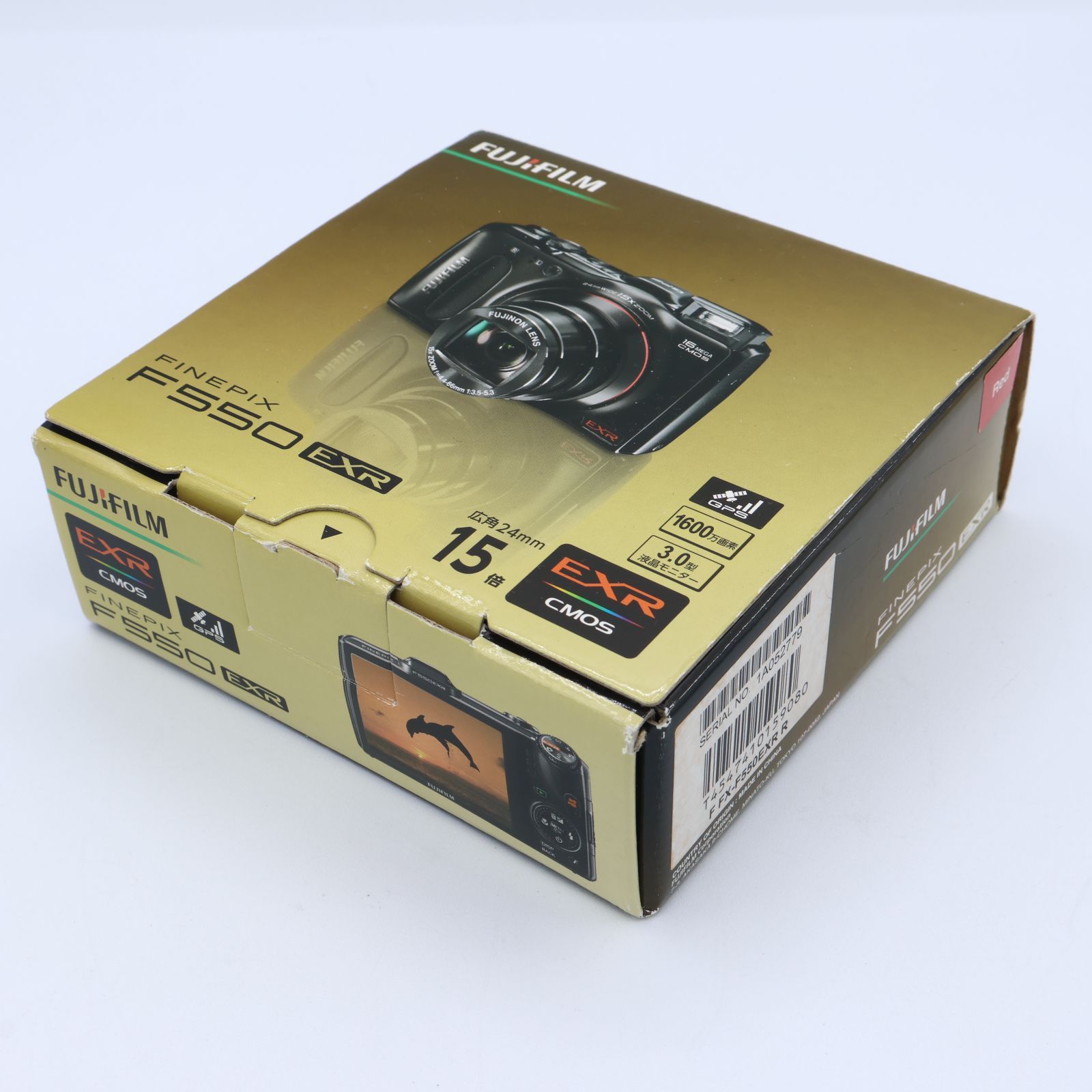 FUJIFILM フジフィルム デジタルカメラ FinePix F550EXR レッド FX