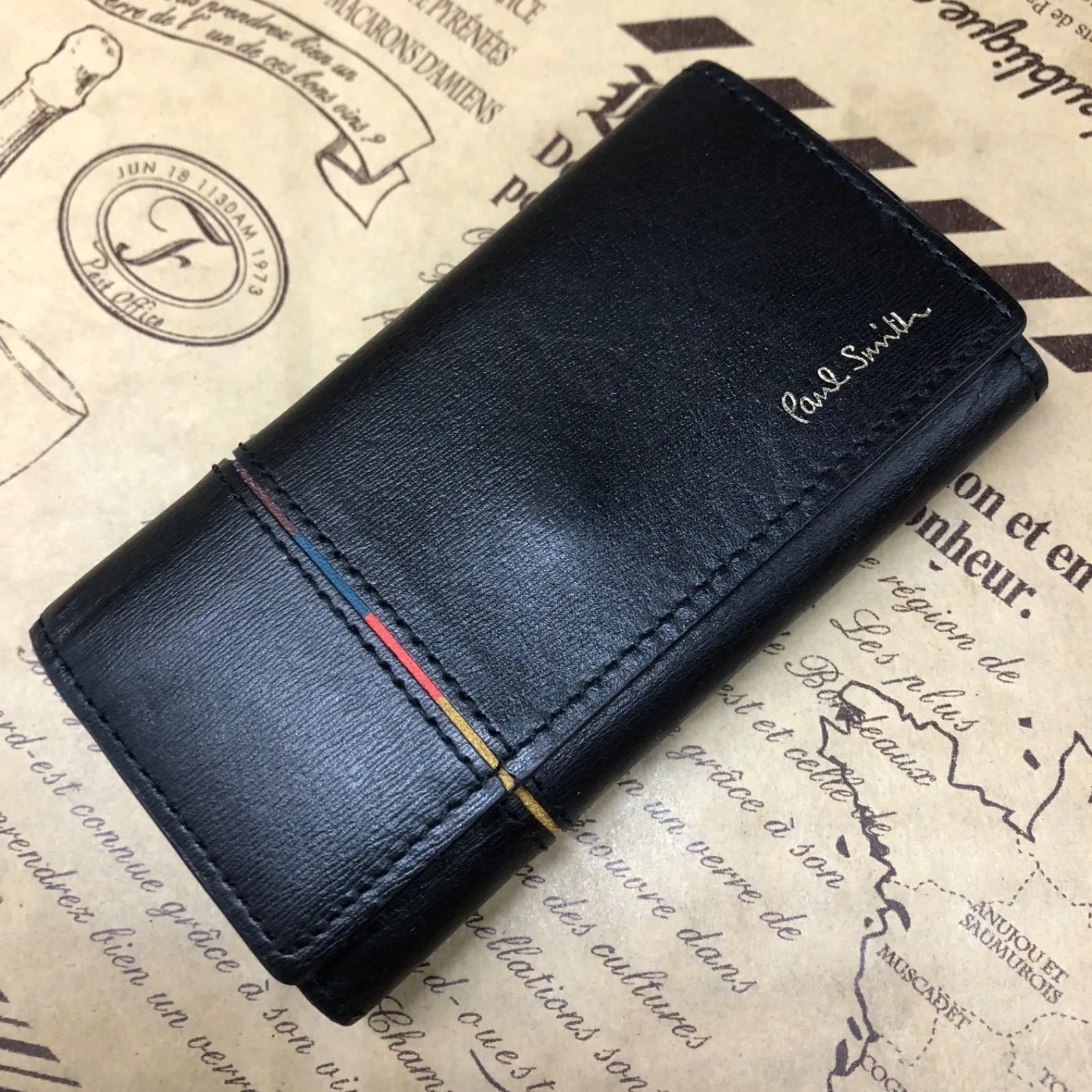 ポールスミス キーケース 鍵 4連 革 車FX75 - メルカリ