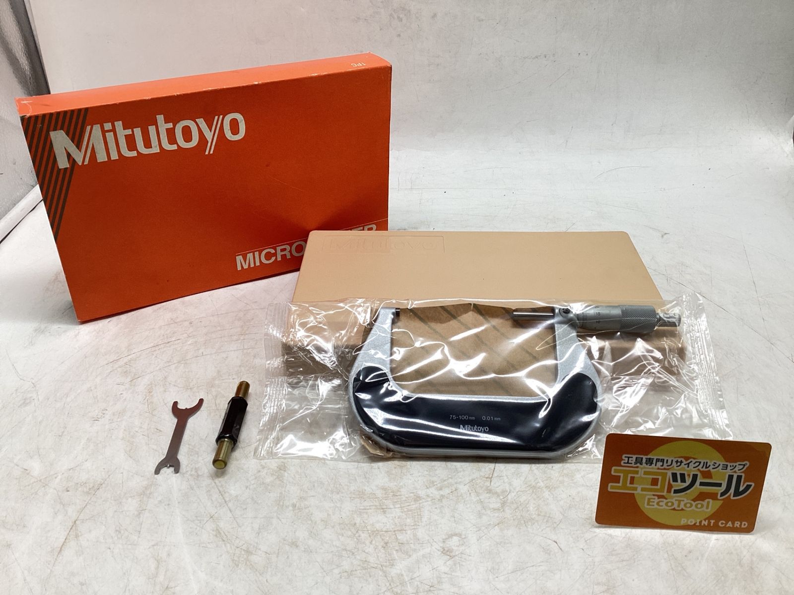 ♥に近い Mitutoyo ミツトヨ 標準外側マイクロメーター M 310-100 102-304 エコツール豊田インター店 02
