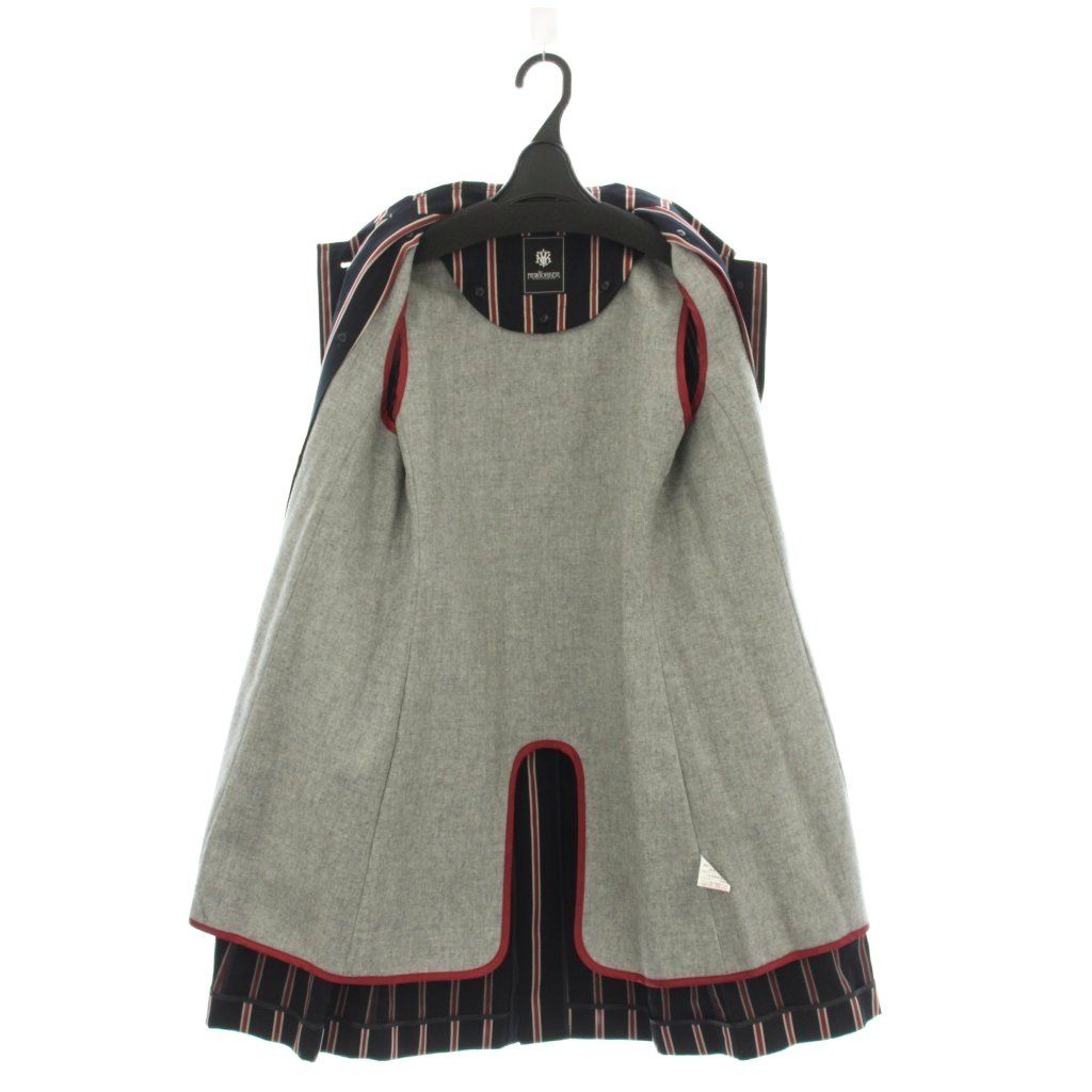 ニューヨーカー NEWYORKER コート 9 黒 ブラック 赤 レッド ストライプ