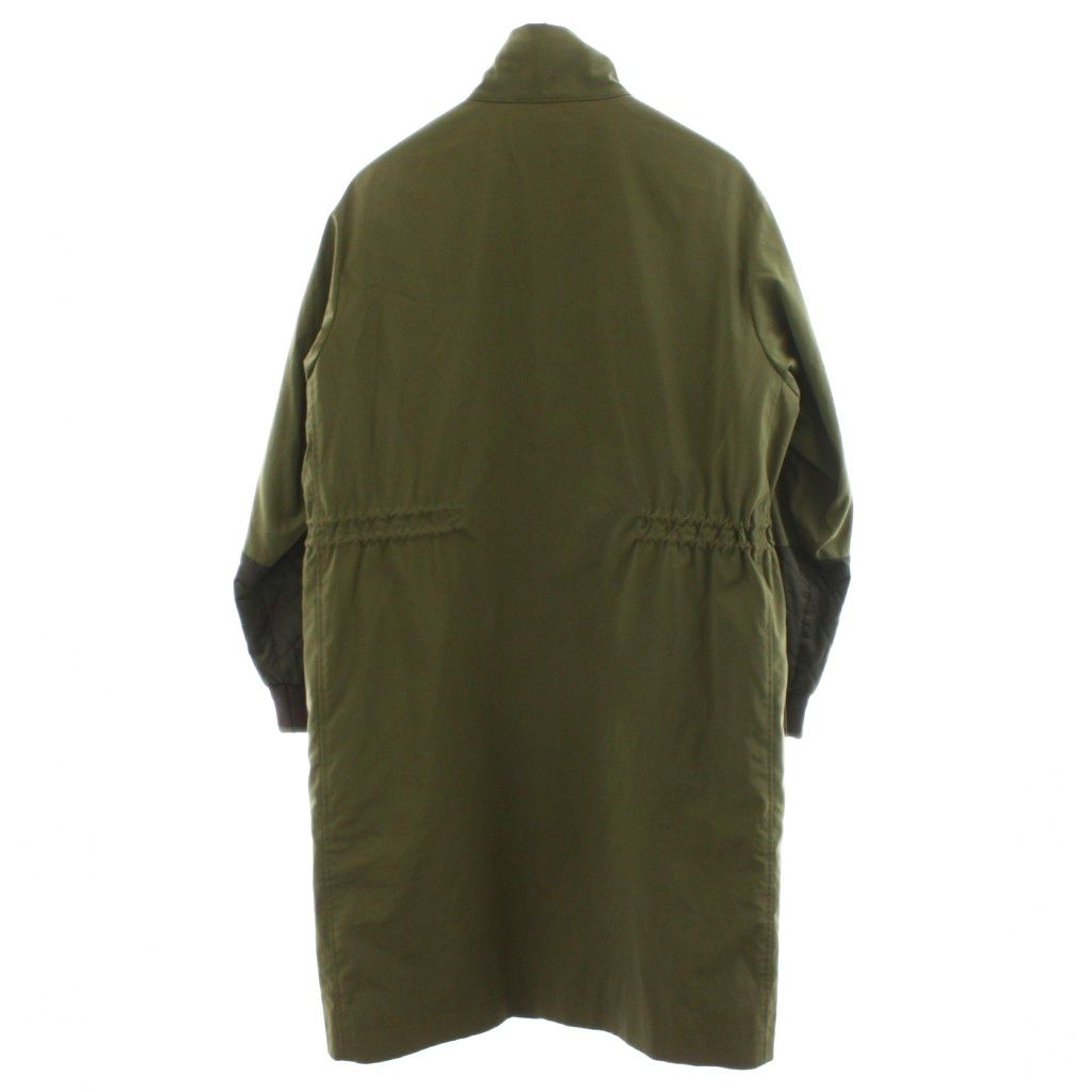 ランバンオンブルー LANVIN en Bleu コート ロング丈 ライナー付き アウター 46 カーキ /AN27