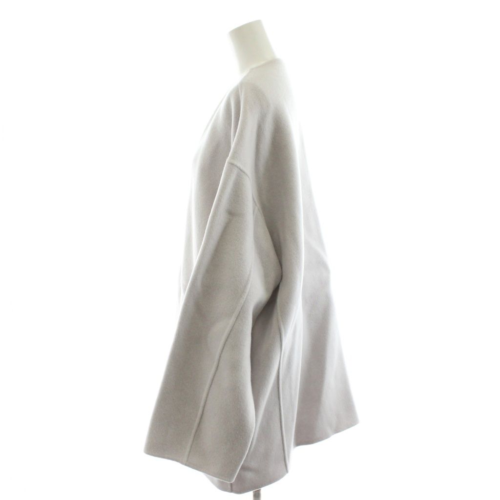 ノーク N.O.R.C NORC ミドル丈リバーコート ノー コート ウール アウター 2 ライトグレー 912286-9134 AN 23