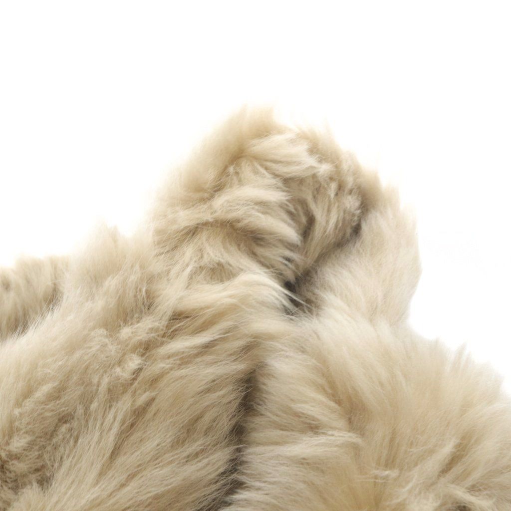 カールドノヒュー KARL DONOGHUE ムートン ショール ストール 茶色