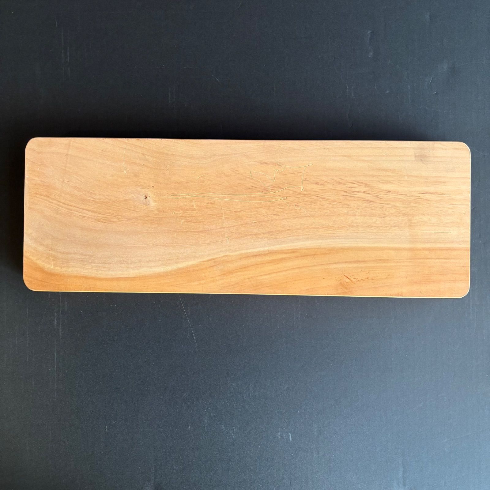 手仕上げ無漂白】18-銀杏まな板90歳職人が作る一点物約45×15.7×3.3 cm