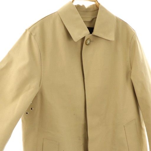 マッキントッシュ MACKINTOSH コットン ステンカラーコート ゴム引き