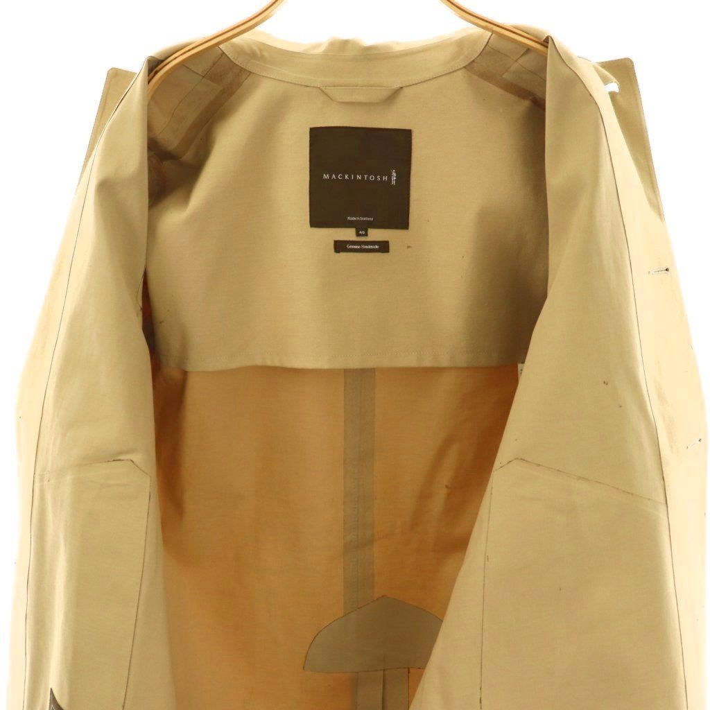 マッキントッシュ MACKINTOSH コットン ステンカラーコート ゴム引き