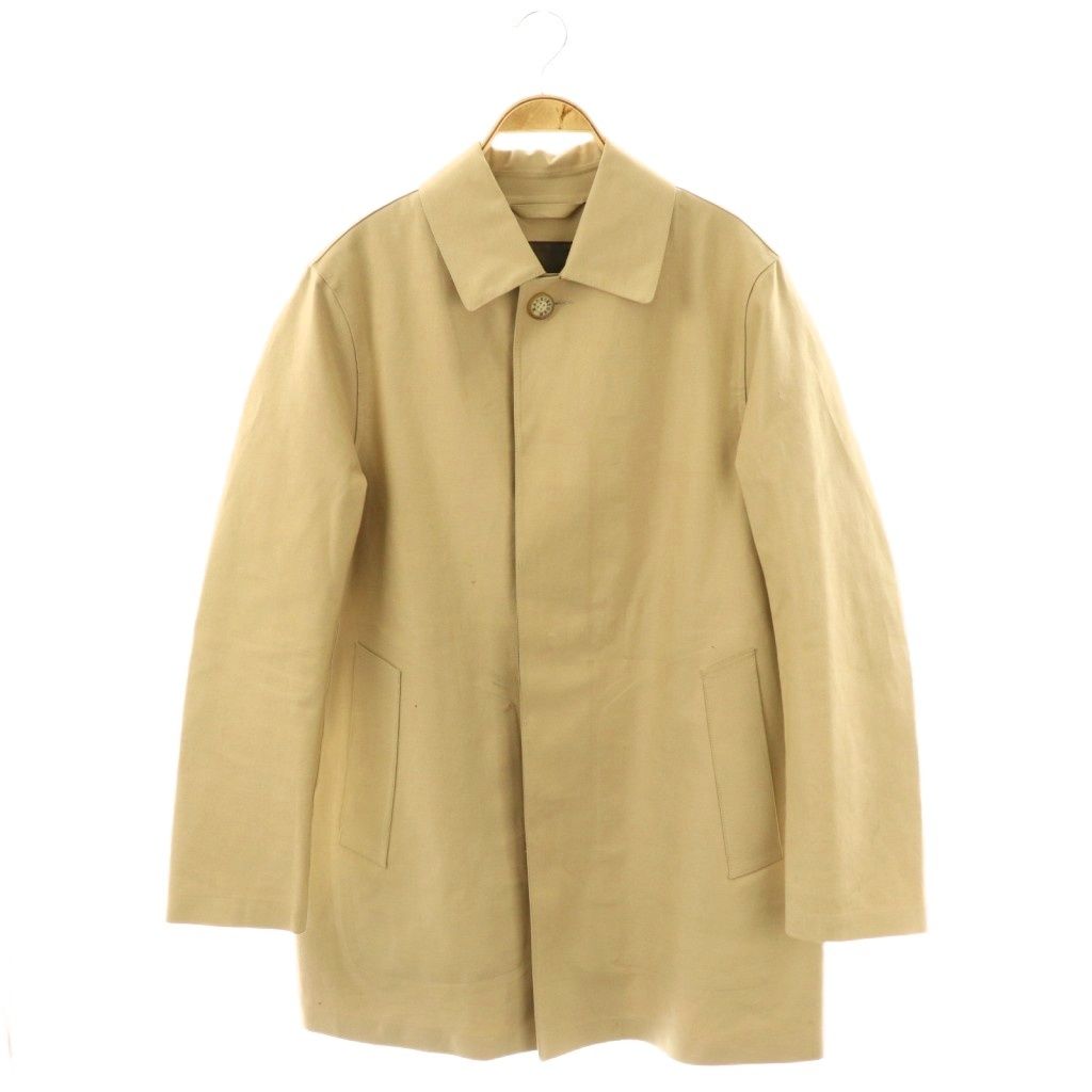 マッキントッシュ コットン ステンカラーコート ゴム引きコート アウター 40 ベージュ |NR OS
