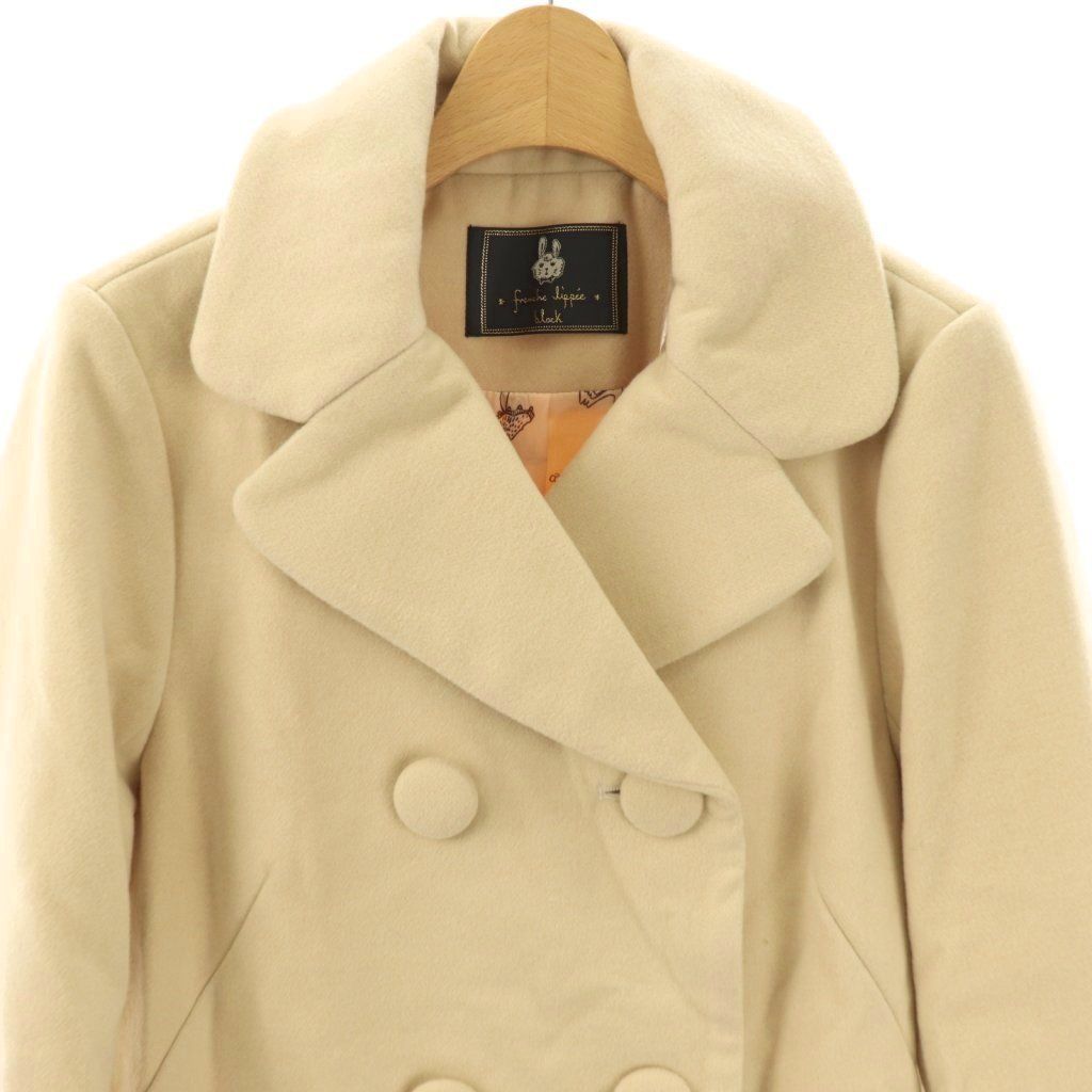 フランシュリッペ franche lippee ブラック black Pコート アウター M