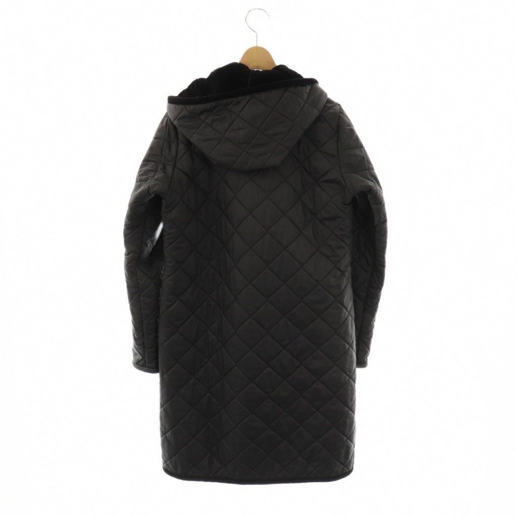 ラベンハム キルティング コート アウター 38 黒 ブラック 裏起毛 CX OS