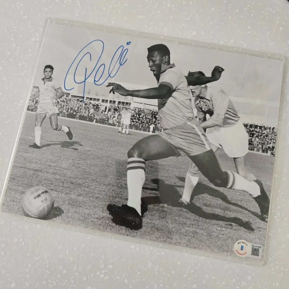 ペレ サイン入り写真 ベケット販売