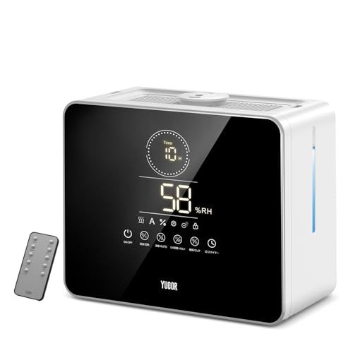 加湿器 大容量 9 L 冬モデル AI知能恒湿 5重除菌 超音波式 卓上 ハイブリッド式 アロマ対応 上から注水 最大加湿量600 ml h マイナスイオン 空気清浄 銀イオン抗菌 6段階加湿量調節 加熱式 100℃高温除菌 吹出口360°自po