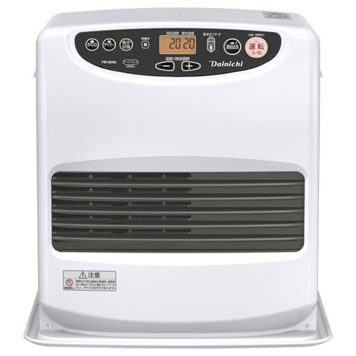 ダイニチ Dainichi 石油ファンヒーター 木造10畳まで コンクリート13畳まで Lタイプ ム ンホワイト FW-3624 L-Wpo