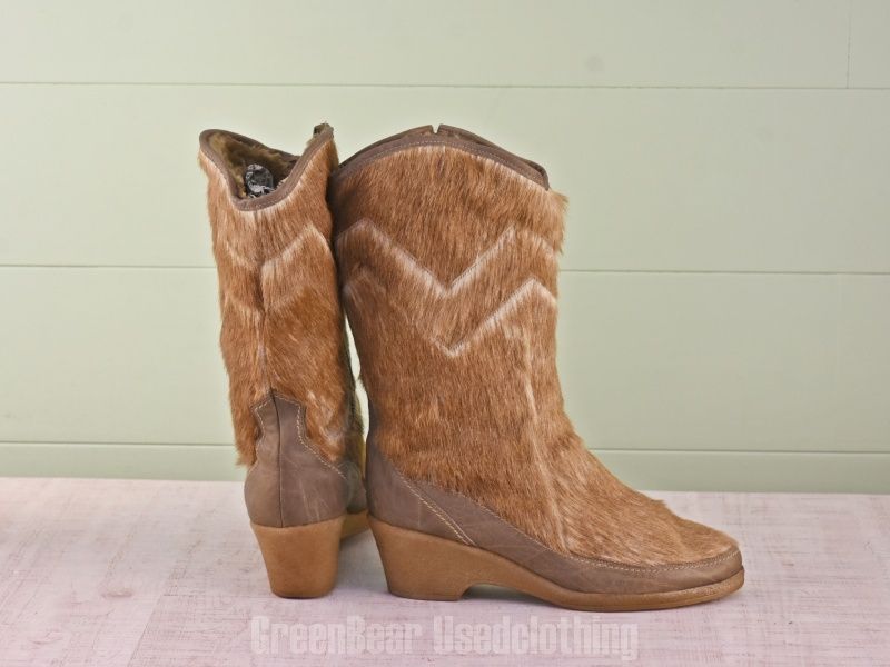 E 309 ビンテージ エスキモーブーツ 茶 レディース 7 25 cm