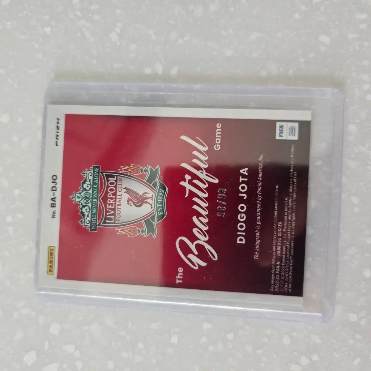 ディオグ ジョッタ サイン入りカード