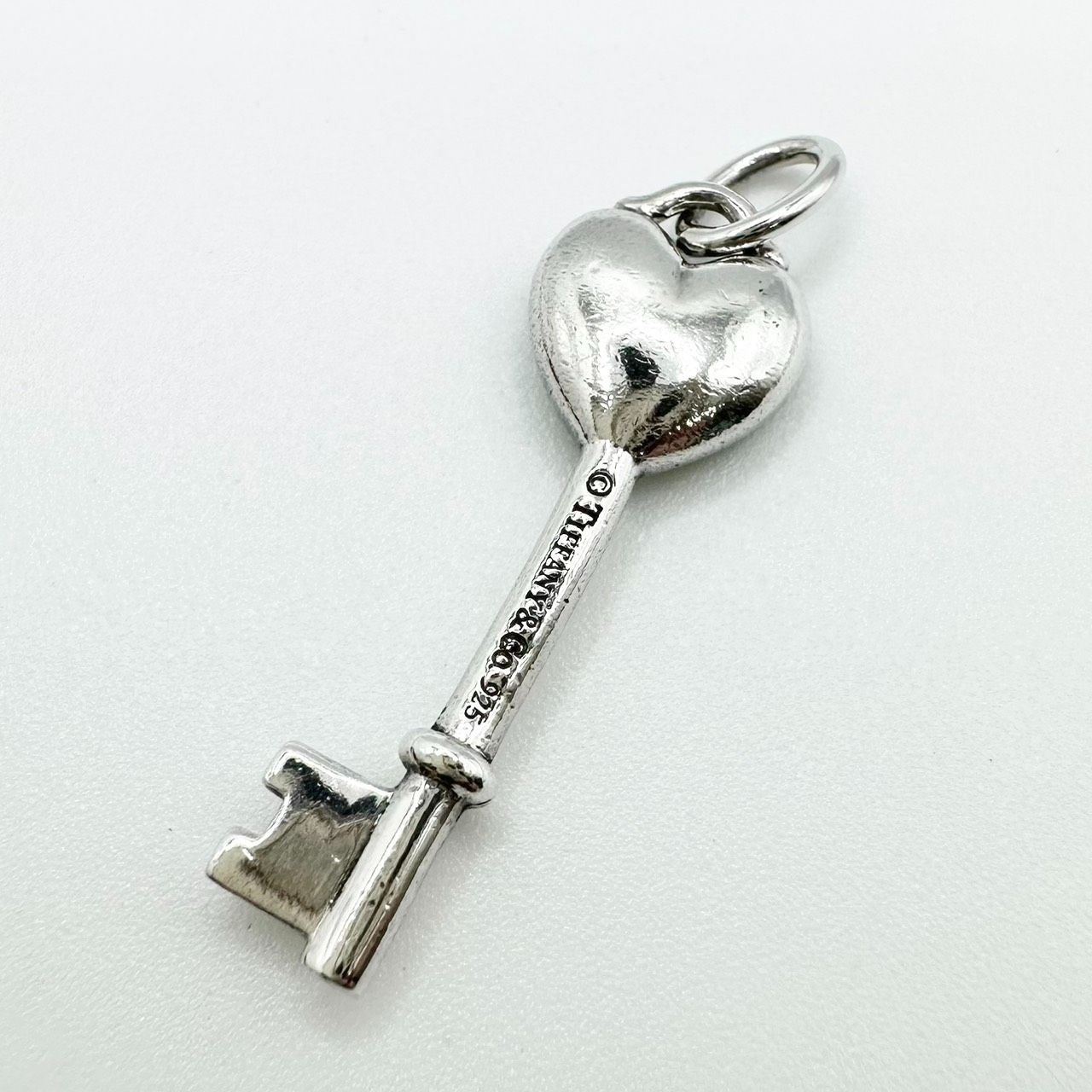 返品OK】希少 Tiffany & Co. 1837 ティファニー ハート キー チャーム