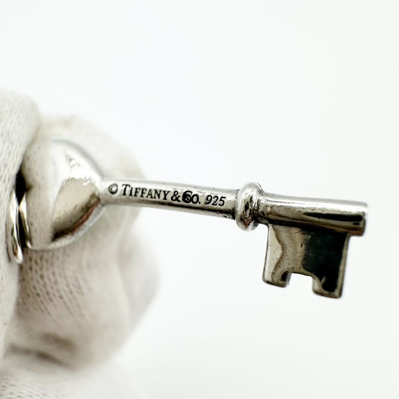 返品OK】希少 Tiffany & Co. 1837 ティファニー ハート キー チャーム 