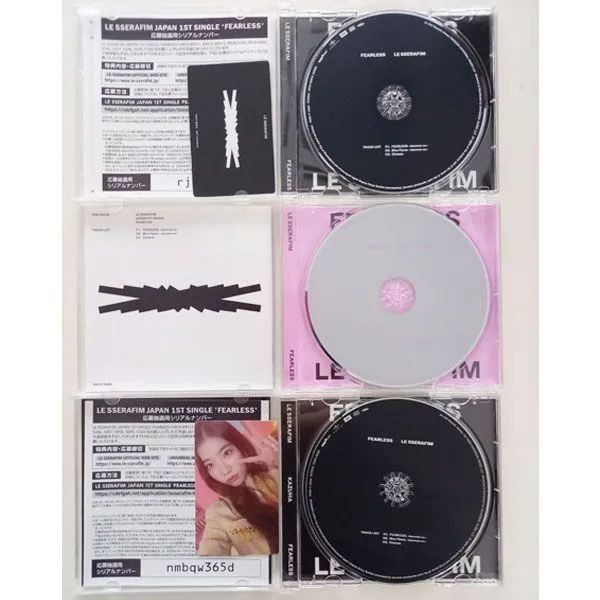LE SSERAFIMのアルバム 「FEARLESS」 5枚セット ル・セラフィム