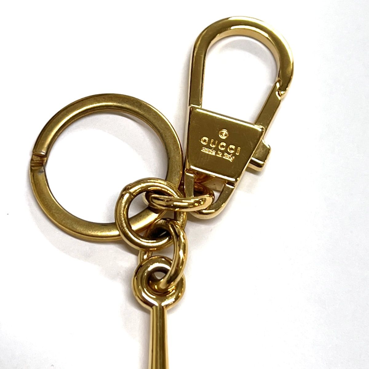GUCCI グッチ 良い チャーム キーフォルダー キーチェーン ゴールド