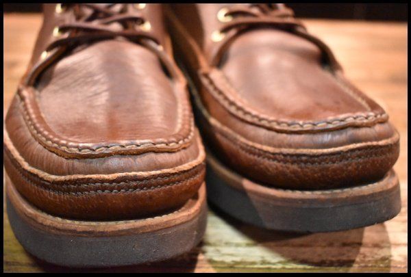  7 5 E ラッセルモカシン スポーティングクレーチャッカ トリプルバンプ ブラウン ビブラム2060 ブーツ FK 274 ワークブーツ ブーツ 革靴