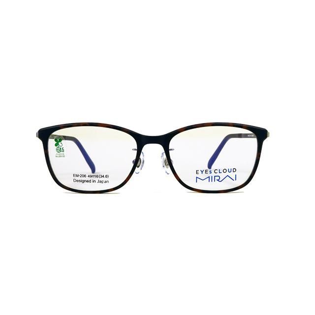 EYEsCLOUD MIRAI アイクラウド ミライ ジュニア EM-206 C-3 バイオマス由来樹脂フレーム