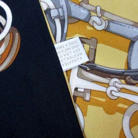 グッチ GUCCI リバーシブル シルク ストール ジャッキー 馬具 ダブル