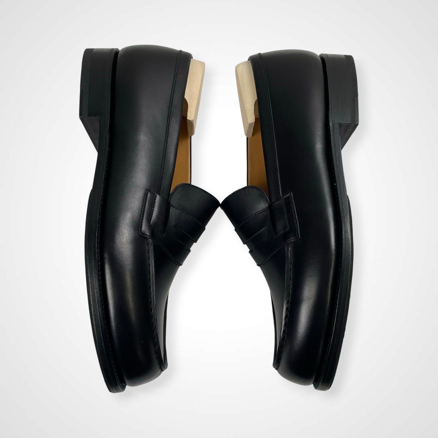  J M WESTON ジェイエムウエストン 180シグネチャーボックスカーフローファー シューツリー付 参考定価 142 000 tax SIZE 7 D 27 cm程度 ローファー ブーツ 革靴