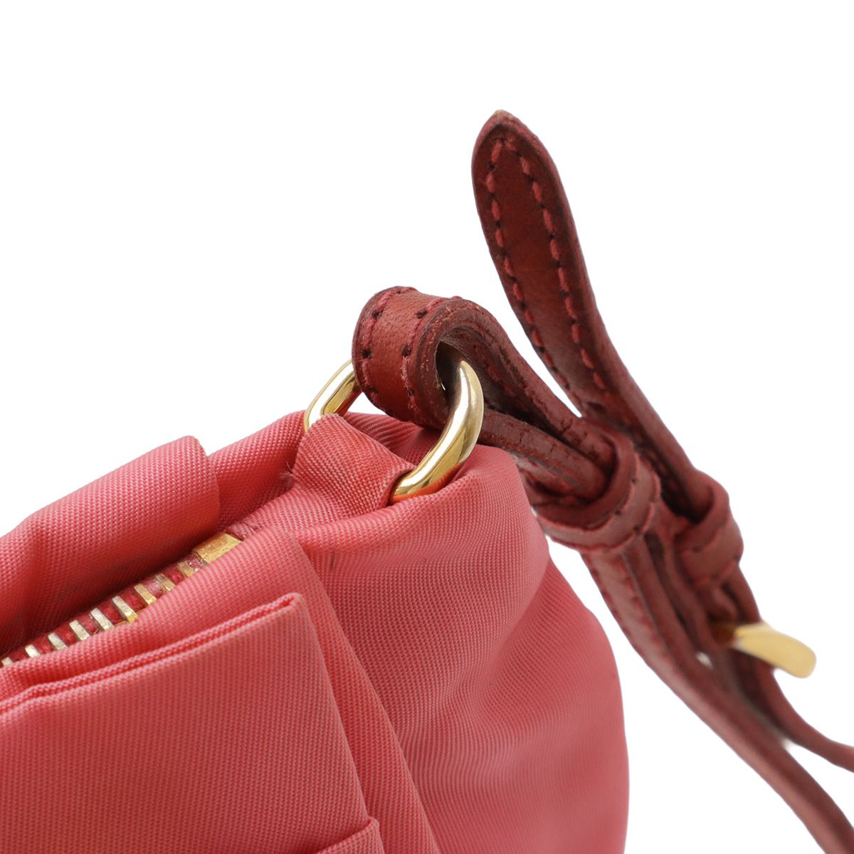 PRADA プラダ リボン リストレットポーチ 化粧ポーチ コスメポーチ