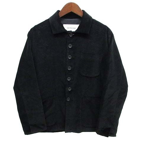 【中古】ベリテクール Veritecoeur 別珍 ジャケット ブラック 黒 F VC-2231 レディース ベリテクール Veritecoeur 別珍 ジャケット ブラック 黒 F VC-2231