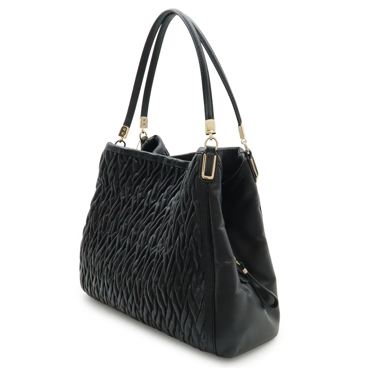 COACH コーチ マディソン ギャザード ツイストレザー フィービー