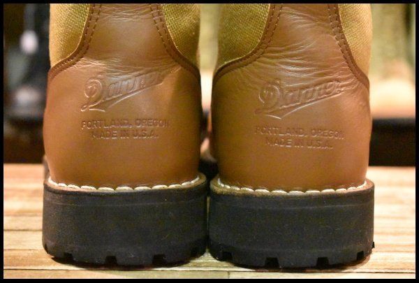  8 EE 白タグ Danner ダナーライト 30420 X 茶 ブラウン カーキ ゴアテックス GORE TEX 編み上げ ハイキング ブーツ FK 296 ワークブーツ ブーツ 革靴