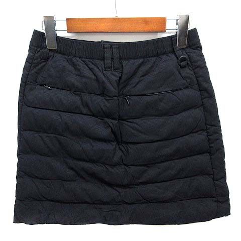 パーリーゲイツ PEARLY GATES ストレッチ ナイロン 中綿 スカート ロゴ ネイビー 紺 0 ゴルフウェア 055-2134006