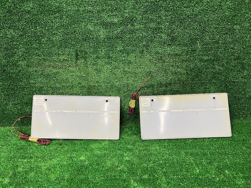 字光式ナンバーベース イクイップ AIR エアー セット LED ナンバーベース ナンバーフレーム 配線加工あり 点灯 済み