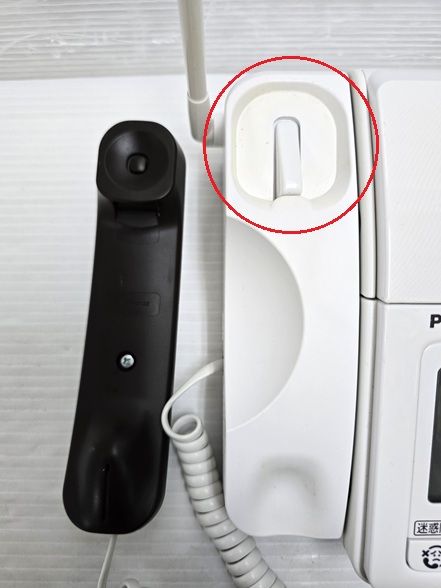 品 パナソニック Panasonic 電話機 FAX ファックス おたっくす 子機1台 KX PZ 210 W ホワイト YR 19619
