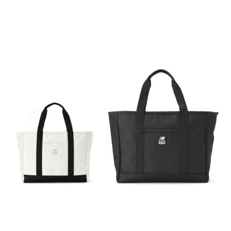 25秋冬 ニュー ンス ゴルフ balance Golf ユニセックス メンズ レディース トートバッグ 5281003 鞄 大容量 合皮 シンセティックレザー 耐久性 ギフト プレゼント