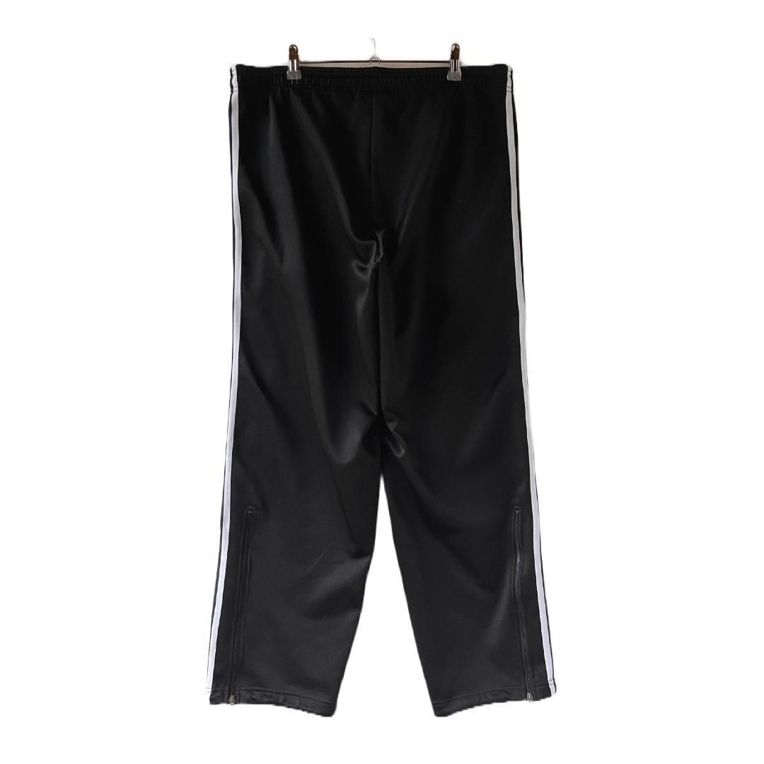 90s adidas トラックパンツ ジャージ 刺繍ロゴ ワンポイント 万国旗