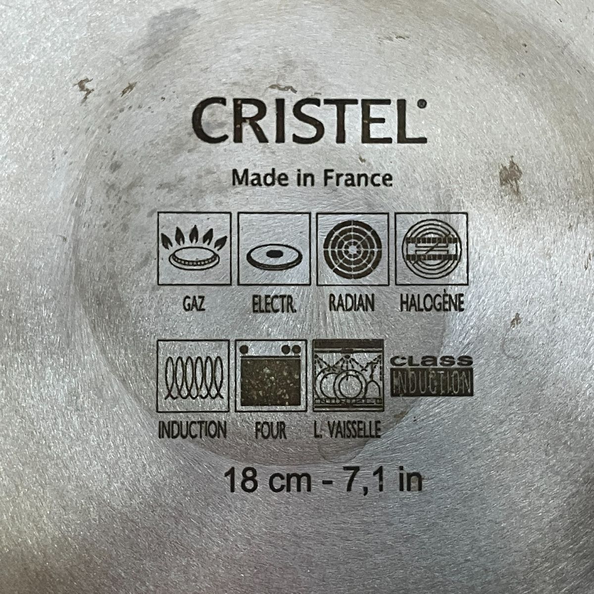  CRISTEL 18 cm 20 22 両手鍋 ステンレス製 着脱式ハンドル付き 調理器具 両手鍋 鍋 グリル