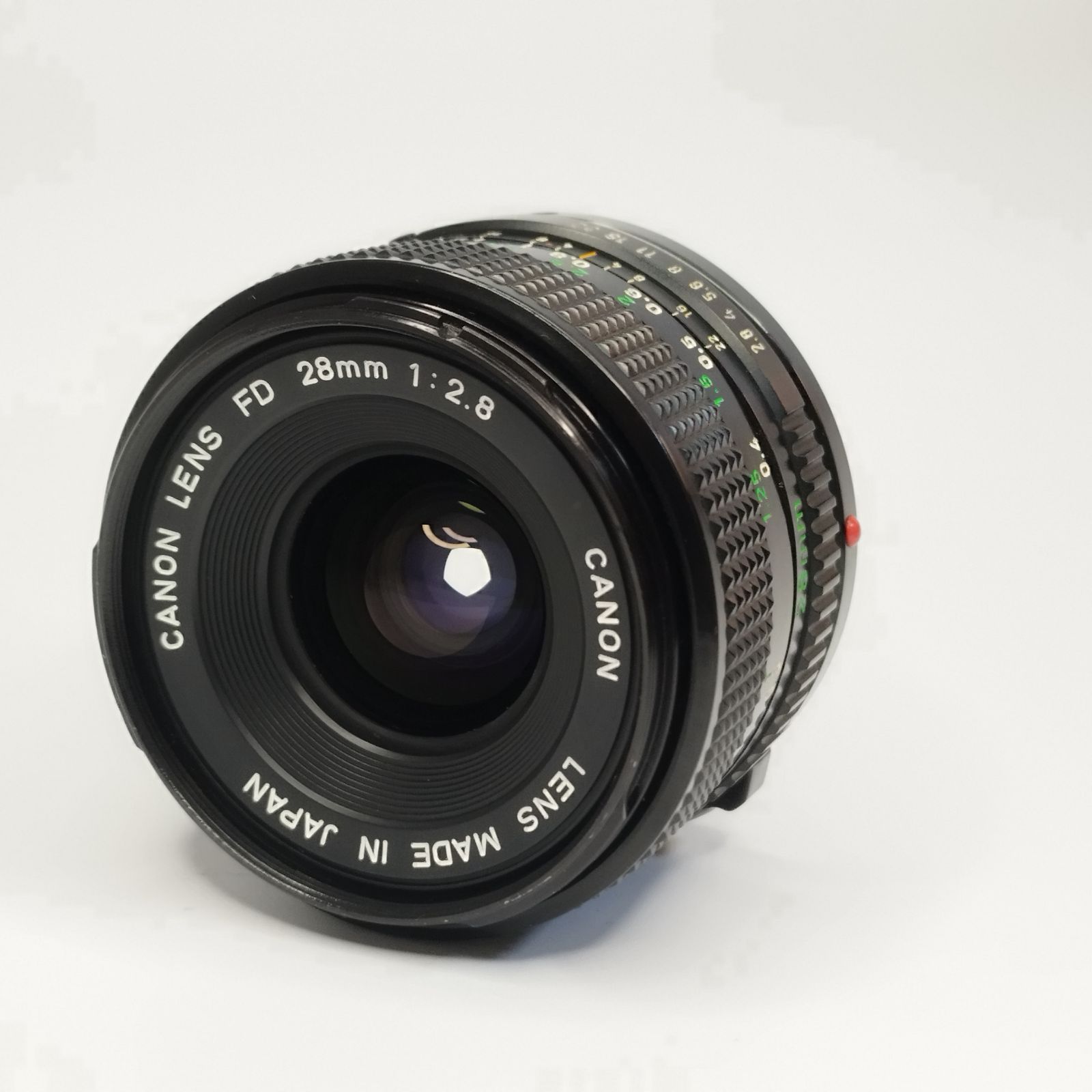 美品】Canon New FD 28mm F2.8 単焦点レンズ 動作良好！ カビ・クモリ