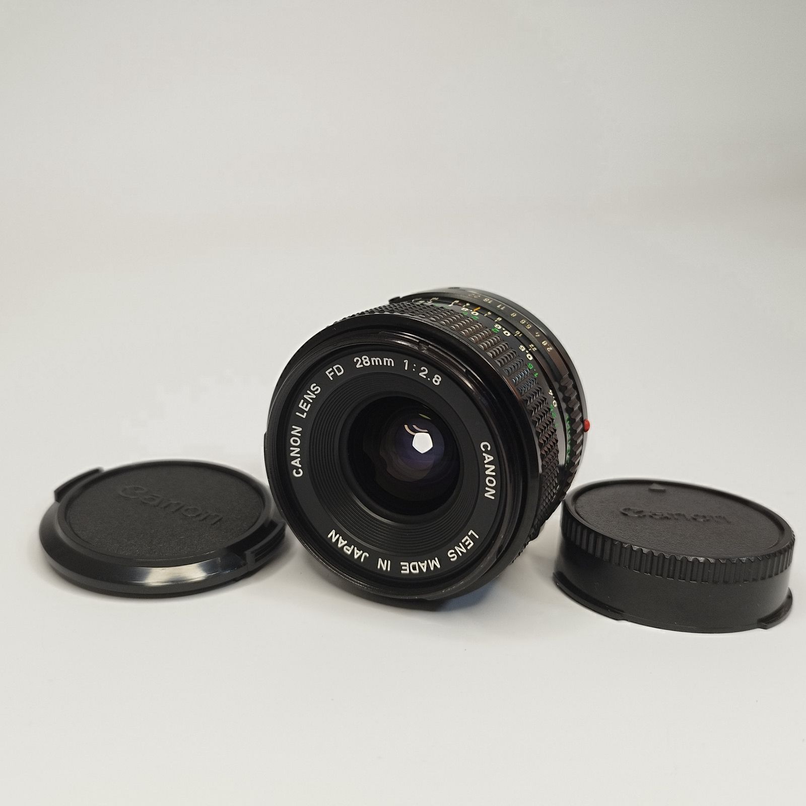 CANON NEW FD 28mm F2.8 整備済み/カビ曇りなし#253 美品】Canon New FD 28mm F2.8 単焦点レンズ 動作良好！ カビ・クモリ