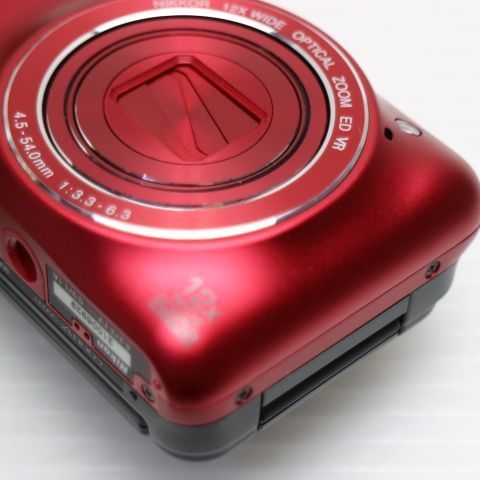 新品同様 COOLPIX S6600 ラズベリーレッド 即日発送 デジカメ Nikon