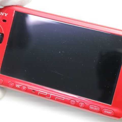 PSP-3000 ブラック レッド game SONY PlayStation Portable 本体 04000