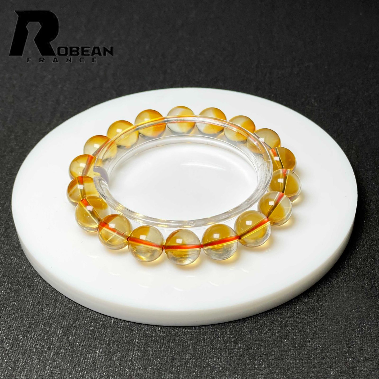 上級 EU製 定価13万円☆ROBEAN・シトリンファントム☆パワーストーン