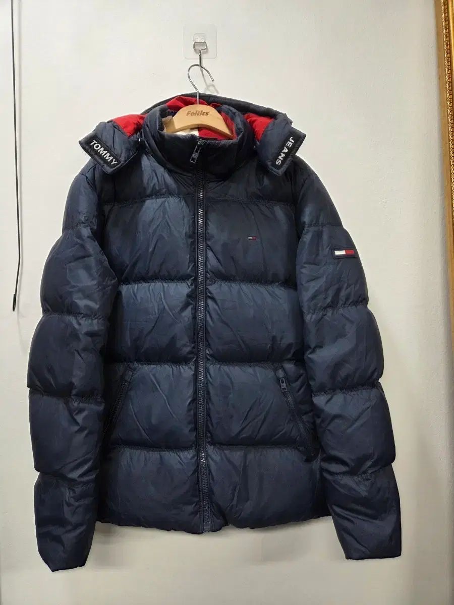   トミーヒルフィガー ネイビー ダウンジャケット M タミーヒルフィガー ネイビー ダウン 卸売 アウター M トミー