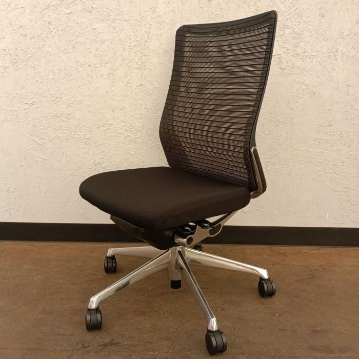 オカムラ オフィスチェア 肘なし コーラル CQ 35 BR FSH 1 製 ブラック メッシュタイプ 肘無し デスクチェア チェア イス 椅子