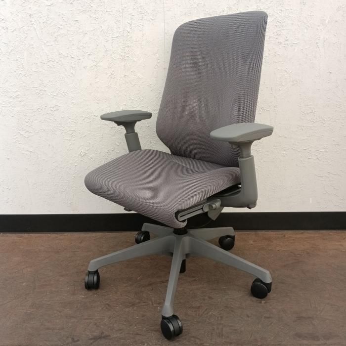 オカムラ オフィスチェア 肘あり スフィア CT 4 AAE FRU 2 製 グレー ハイバック 座面奥行き調節機能ありタイプ チェア イス 椅子
