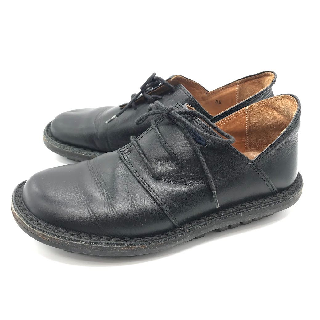 trippen トリッペン ハーフェル レザーシューズ ブラック 35 22.5〜23 cm 128