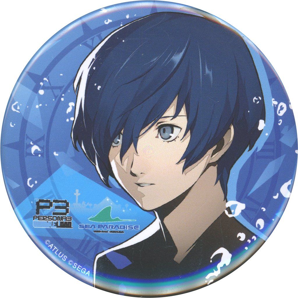 中古】バッジ・ビンズ 主人公 「横浜・八景島シーパラダイス×ペルソナ3